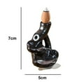 thumbnail image 1 of Backflow Incense Burner Home Decor Ceramic Backflow Incense Cone Holder For Bedroom Yoga Sauna, 1 of 8