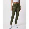 thumbnail image 2 of Real Essentials 3 Pack: Womens Dry-Fit Active Athletic Joggers Yoga Lounge Pants - Drawstring (Available in Plus Size), 2 of 7