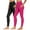 Hot Pink, variant on Kmdttou 2PCS Women Workout Out Pocket Leggings Fitness Sports Running Yoga Athletic Pants