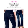 thumbnail image 2 of Woman Within Plus Size Stretch Bootcut Clean Jeans, 2 of 4