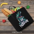 thumbnail image 6 of Naloa Hungry Tyrannosaurus Tote Bag for Women, Foldable Tote Bag With Zipper, Large Shoulder Bag, Top Handle Handbag for Travel, Work, Shopping, 6 of 9