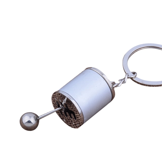 DPTALR Gear Knob Gear Shift Gear Stick Gear Box Metal Key Chain Keyfob Car Keyring Gift