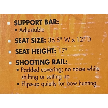 Muddy Legend XLT 2 Man Tree Stand 18 FT. - 500 lb. Rated - 2 Four Point Harnesses -Flex-Tek Seats