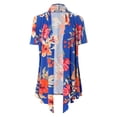 thumbnail image 1 of MixMatchy Women's Floral Pattern Lightweight Front Open Front Short Sleeve Cardigan, 1 of 4