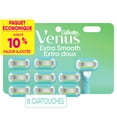 thumbnail image 2 of Gillette Venus Extra Smooth Women’s Razor Blades, 5-Bladed Razor Refills 8ct, 2 of 15