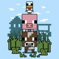 thumbnail image 2 of Men's Minecraft Animals Stack Pose  Graphic T-Shirt, 2 of 4