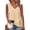 Yellow, variant on Womens Ruffle Tank Tops V Neck Sleeveless Shirts Solid Color Curved Cross Hem Vest, XL