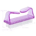 thumbnail image 4 of Miangastore Durable Plastic Nail Brush for Home Use Purple Small Size Lightweight Practical Cleaning Tool, 4 of 8