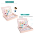 thumbnail image 2 of Yeacher Four-Color Building Blocks Educational Toys Logical Thinking Training Kids Wooden Toys Enlightenment Training Aid, 2 of 7