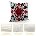 thumbnail image 4 of Merry Christmas Pattern Red Square Throw Waist Pillow Case Decorative Cushion Cover Pillowcase Sofa, 4 of 5