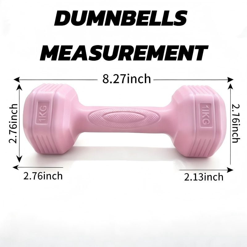 MAXAFIT Set of 2 Dumbbells, Anti-Slip and Anti-Roll Hex Dumbbells in Pair for Strength Training, Resistance Training
