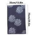 thumbnail image 4 of Hand Towels Set of 4 Hydrangea Floral Pattern 100% Cotton Absorbent Soft Decorative Towel for Bathroom 13.8 x 29.5 Inch (Light Grey & Denim Blue), 4 of 7