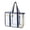 Navy, variant on Large Pool Tote 10.43 x 14.57 Inch for Vacation Essentials, Clear Beach Bag with Zipper Closure, Waterproof Sandproof Travel Bag for Women, Cruise Beach Tote, Travel Accessories, Navy