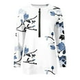 thumbnail image 5 of 2023 Chandail en Molleton Mode pour Femmes 50 % de Réduction Liquidation Hauts pour Femmes Automne Manches Longues Chandail Ample Chemise Décontractée Habillée Chandails en Molleton Col Rond pour Dames, 5 of 5
