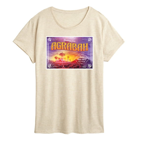 Disney - Agrabah Postcard Women's Short Sleeve Graphic T-Shirt