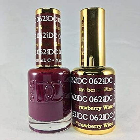 DND - DC Duo Soak off Gel & Matching nail polish - Strawberry Wind #062