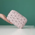 thumbnail image 1 of Outdoor Portable Wallet Storage Bag Cosmetic Pouch Travel Clutch Bag For Money Rhombic Lattice For Credit Card Coin Purse Lipstick Bag Cosmetic Bag Makeup Storage Bag PINK L, 1 of 7
