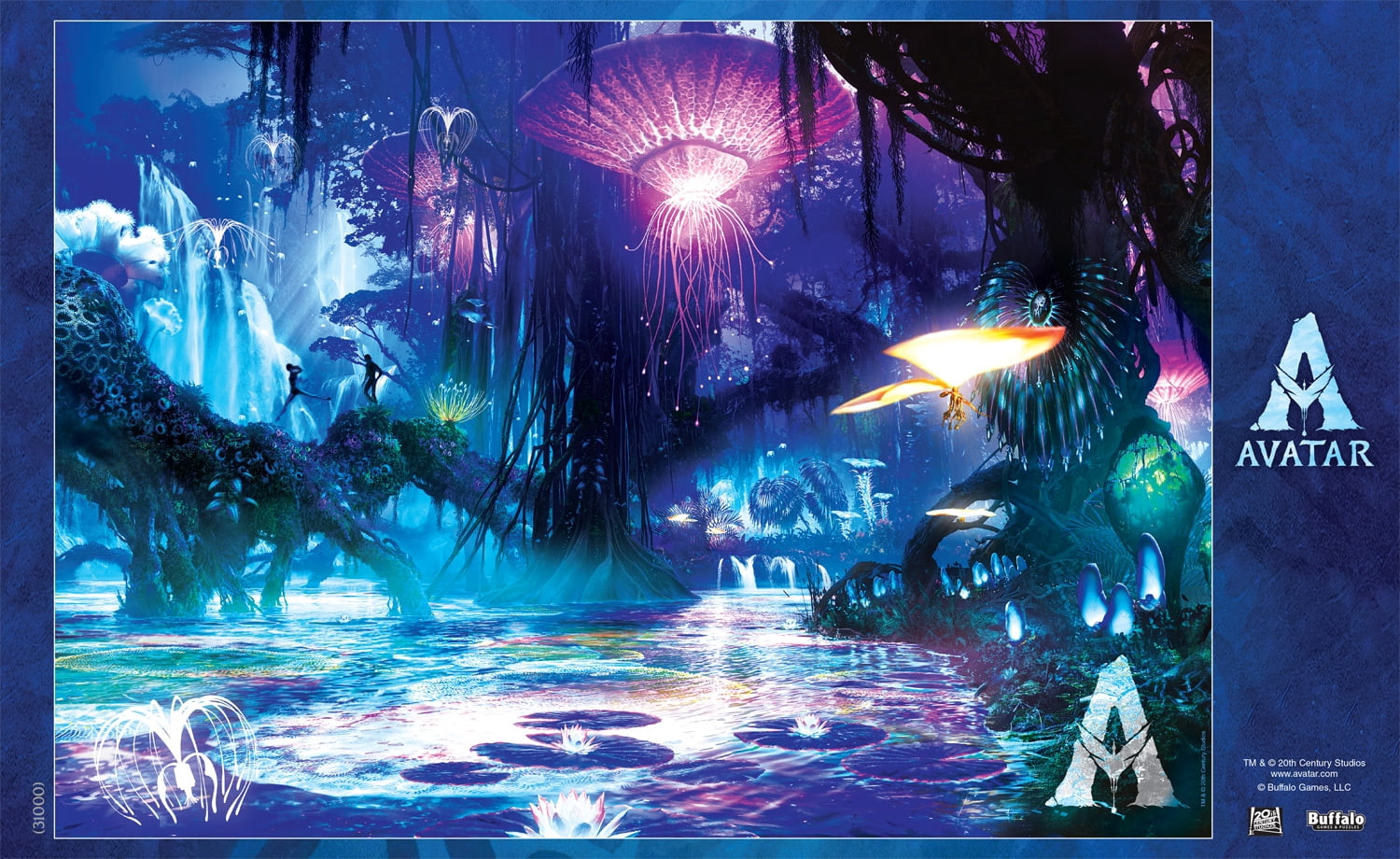 Buffalo Games 500-Piece Avatar Bioluminescent Rainforest Interlocking Jigsaw Puzzle
