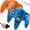 Clear Blue+Clear Orange, variant on Miadore 2Pack Classic N64 Controller, Wired N64 Gamepad with Upgraded Joystick Remote for N64 Video Games System(Clear Orange)
