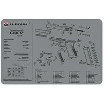 TekMat Ultra Premium Gun Cleaning Mat - 20" X 15" - Glock Gen 4 - Gray