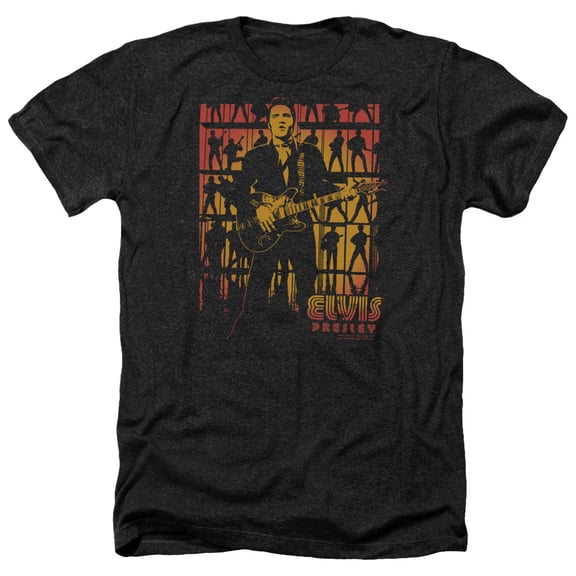 Elvis Presley - Comeback Spotlight - Heather Short Sleeve Shirt - Small