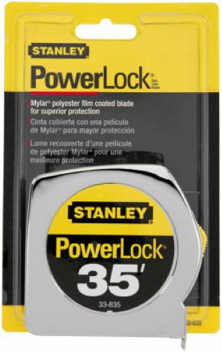 Stanley 33-835 35' Foot PowerLock Classic Tape Measure Ruler - Quantity of 24