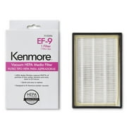 Kenmore 53296 EF-9 Media Vacuum Cleaner Exhaust Filter for Upright and Canister Vacuums, White
