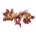thumbnail image 2 of 52cm Front Door Simulated Rose Floral Swag Wreath Rustic Romantic Multipurpose, 2 of 9