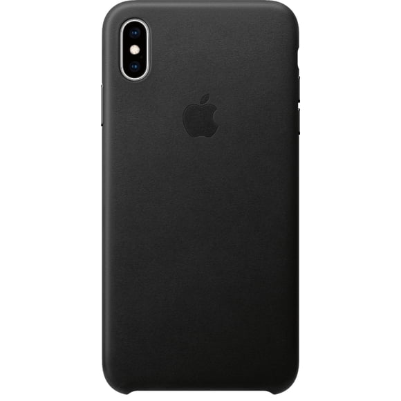 Apple Funda de Cuero para iPhone XS Max - Negra