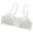 White, variant on CYRBOKO Girls Bars, Cotton Cami Breathable Comfortable Soft Teen Girls Bras White Size 7-12 T