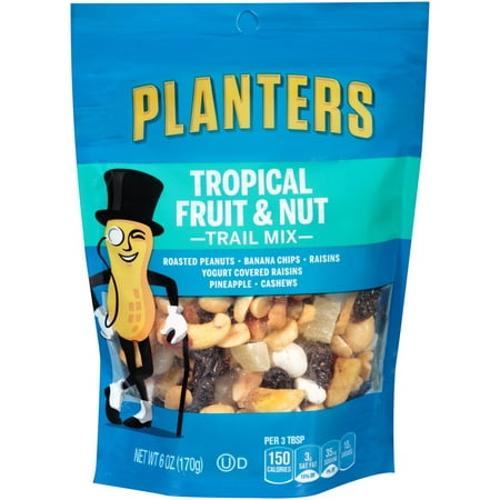Planters Tropical Fruit & Nut Trail Mix 6 oz. Bag