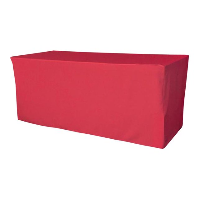 LA Linen TCpop-fit-96x48x30-FuchsiaP49 Nappe Ajustée en Popeline de Polyester de 4,3 Lb&44; Fuchsia