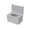 Gray-317, variant on Tissue Box Phone Facial Paper Organizer, Small Storage Container, Modern Minimalist, Keeps Surfaces Tidy, Countertop, Vanity, Bedroom, Office Desk, Gift, Simple Design, Sturdy Plastic