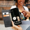 thumbnail image 5 of Allytechgroup Google Pixel 9/ Pixel 9 Pro Wallet Case, Premium PU Leather Retro Flip Cover RFID Blocking Shockproof Kickstand Phone Case for Google Pixel 9/ Pixel 9 Pro, Black, 5 of 11
