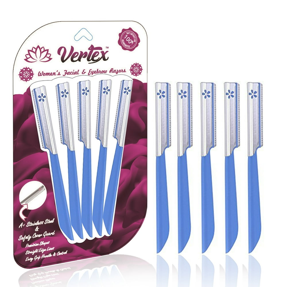 Women Facial Razor For Peach Fuzz Face Hair Removal 5pcs Dermaplaning Tool Trimmer Womens Hair