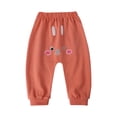 thumbnail image 2 of Hicidod Toddler Sweatpants Cute Graphic Print Joggers Pants with Pockets Elastic Waisted Cute Casual Sweat Pants for Kids Girls Boys, 2 of 3