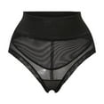 thumbnail image 2 of REORIAFEE Women Underwear Panties Mid Waist Cotton Briefs Strech Breathable Panties Soft Comfy Underpants Lingerie Black XXL, 2 of 9