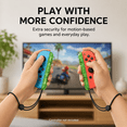 thumbnail image 6 of QXWPBV Nintendo Switch Joy-Con Controller Wrist Strap, Adjustable 2 Pack, Transparent Green, 6 of 9