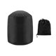 thumbnail image 1 of Waterproof BBQ Cover, Round BBQ Cover 71x68cm BBQ Tarp Cover Waterproof UV Protective Cover (Black), 1 of 5