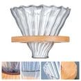 thumbnail image 2 of HERFIER 1 Set Glass Coffee Filter Cup Durable Coffee Filter Cup Glass Storage Container 4.52x4.52x4.32in, 2 of 7
