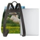 thumbnail image 3 of Easygdp Horse Rearing Up In The Field Mochila de Cuero para Mujeres, Bolso de Hombro, Bolsos de Mano de Moda para Trabajo y Viajes, 3 of 4