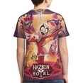 thumbnail image 4 of Hazbin Hotel Boys Girls 3d Graphic Printed T-Shirt Crewneck Short Sleeve Tees, 4 of 6