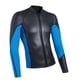 thumbnail image 1 of Traje de Neopreno de Mujeres con Cremallera Protección UV Elástico Ligero para Natación Pesca Remo - L Negro y azul l Macarena Traje de neopreno para mujer, 1 of 8