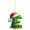 E, variant on ZLBDYG 2D Acrylic Christmas Tree Letter Pendant Set - DIY Personalized Decoration for Family Holiday Memories - Customizable New Year Hanging Ornament for Creative Christmas Crafts