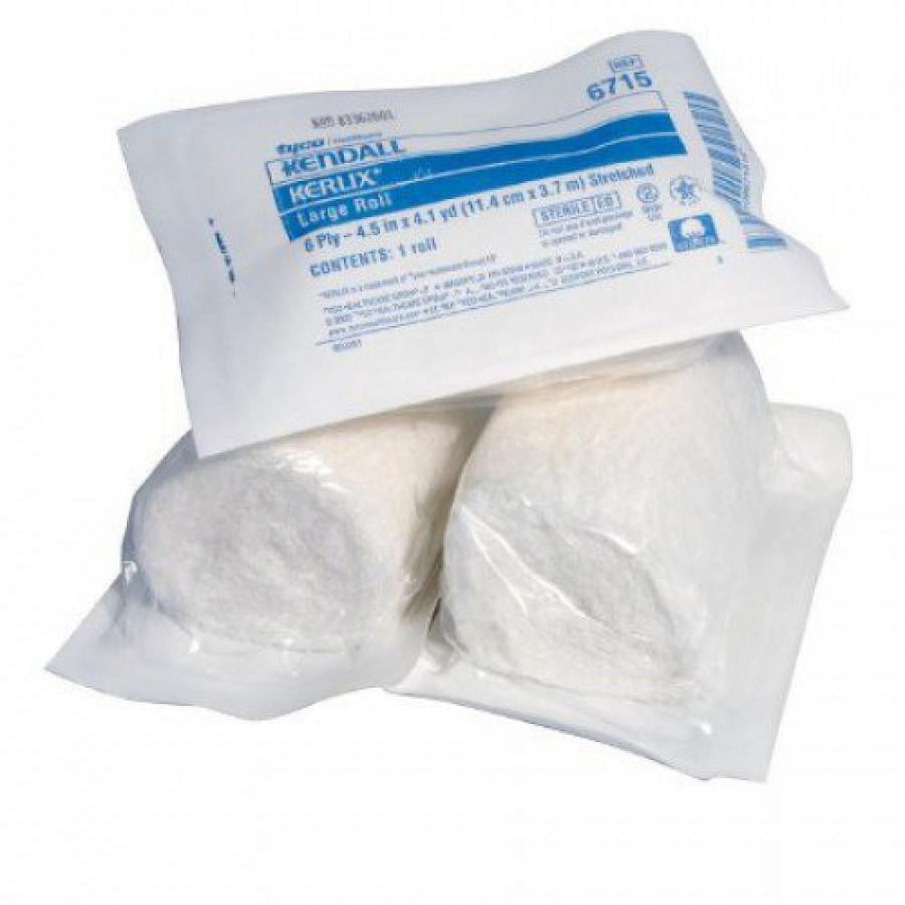 Kerlix Fluff Bandage Roll, 6-Ply, 4-1/2 x 4-1/10 Yard Roll, Sterile, 100 Count