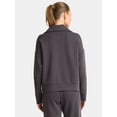 thumbnail image 3 of Avia Women's and Women's Plus ScubaKnit Quarter Zip Pullover, Sizes XS-4X, 3 of 5