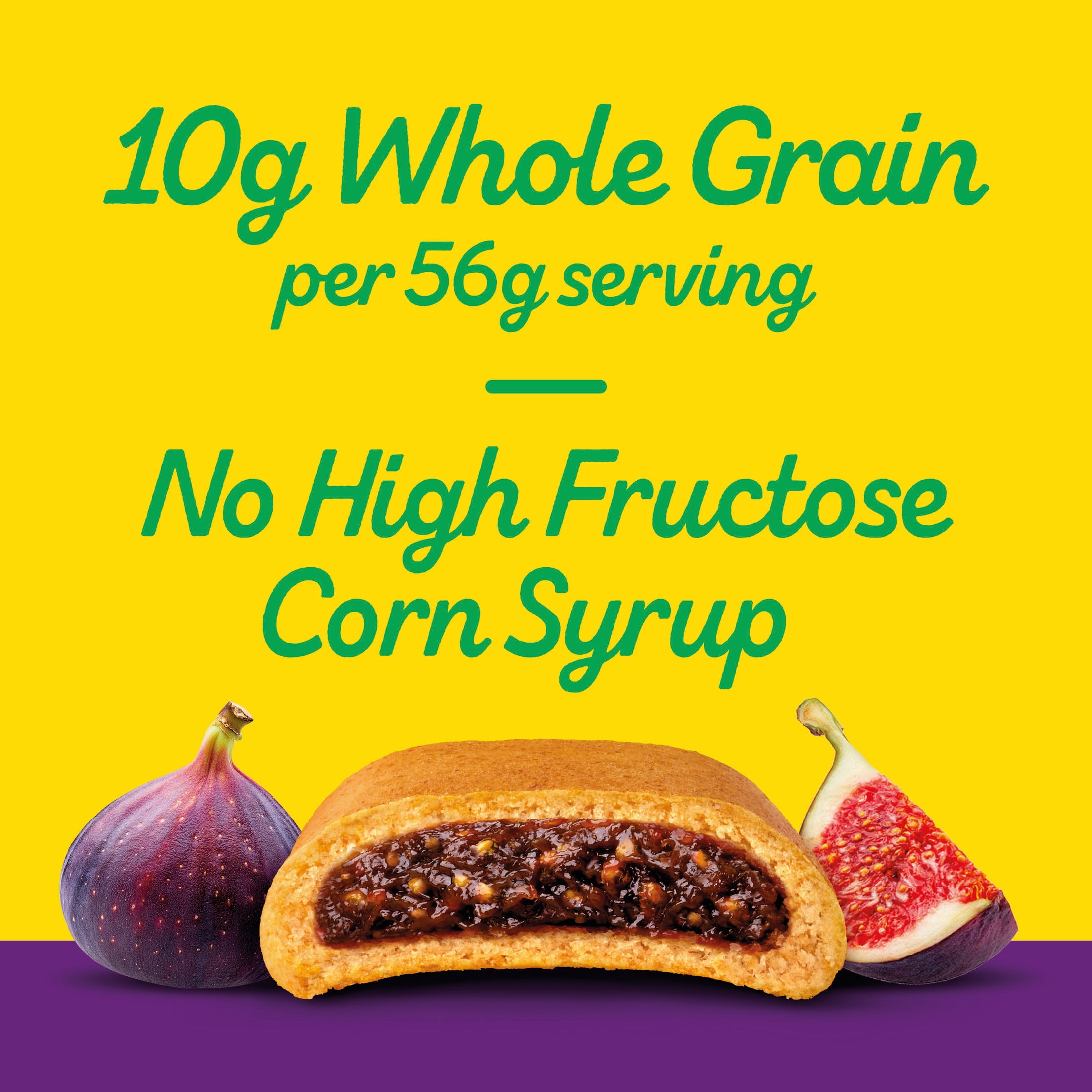 ​​NEWTONS Soft Baked Real Fruit Fig Bars, Fig Cookies, 10 Snack Packs (2 Cookies Per Pack)