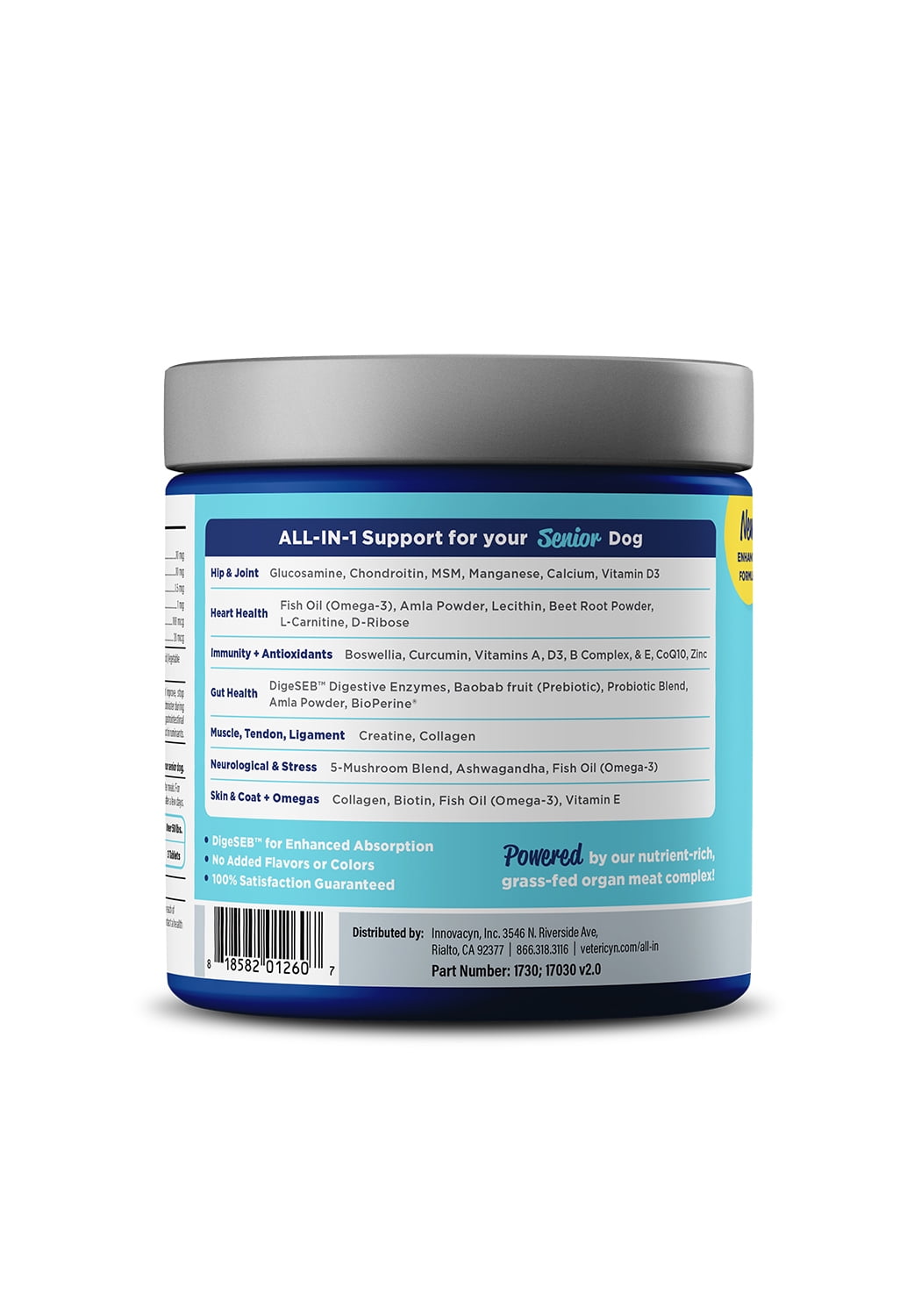 Vetericyn ALL-IN 1 Senior Dog Supplement, 90ct