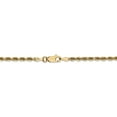 thumbnail image 4 of 14K Yellow Gold necklace Rope chain Diamond-cut 18 in 2.75 mm, 4 of 5
