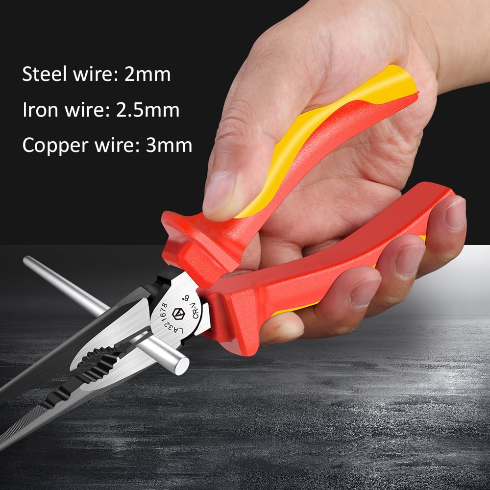 LAOA Insulated Needle Nose Plier,Long Needle Nose Pliers,1000V